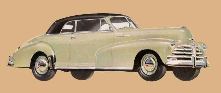 The 1948 Chevrolet Cabriolet Fleetmaster is one of General Motors greatest